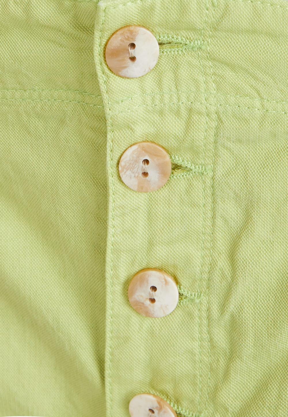 Wide pleated pants in Green - W