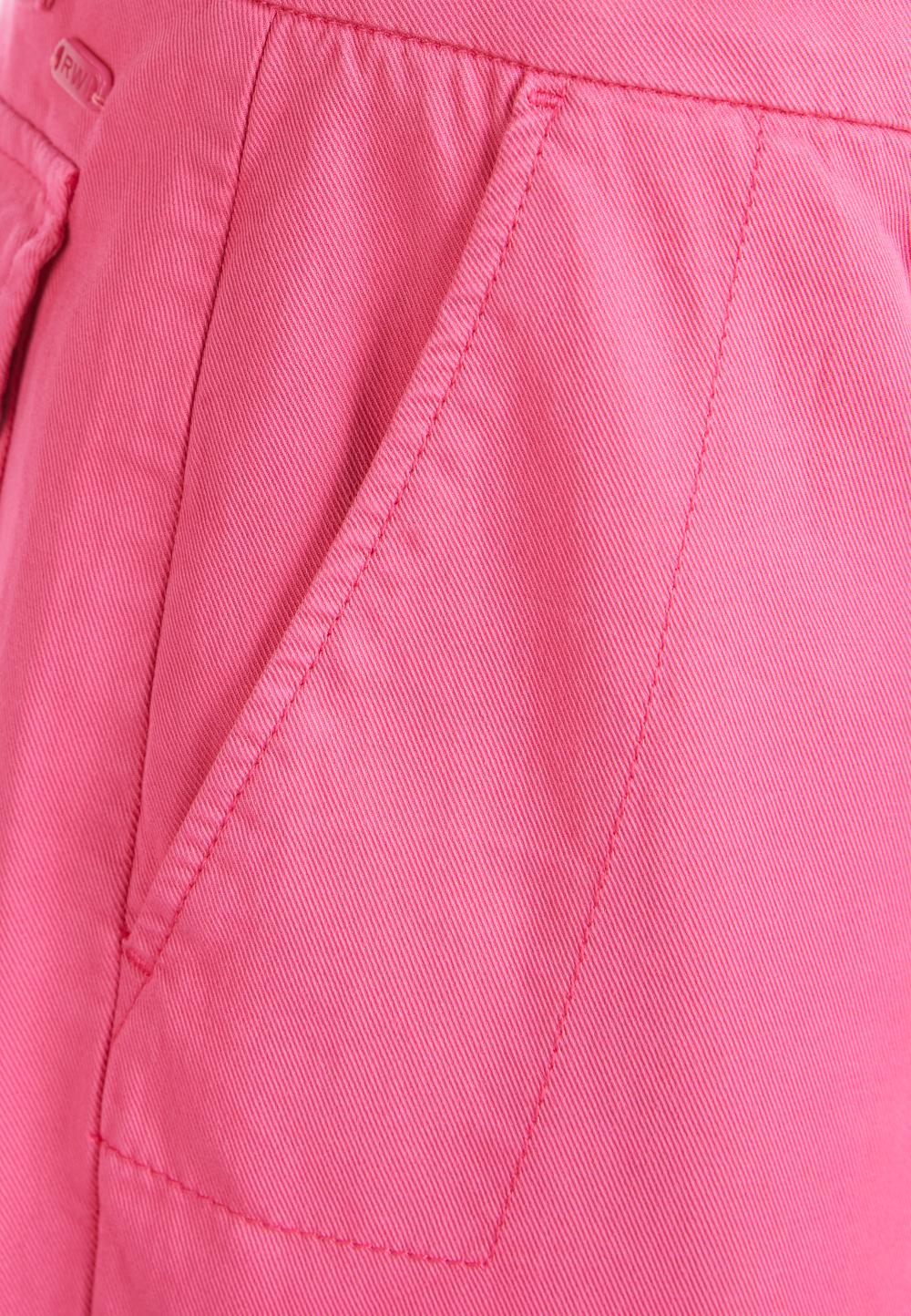 Loose fit cotton pants in Pink