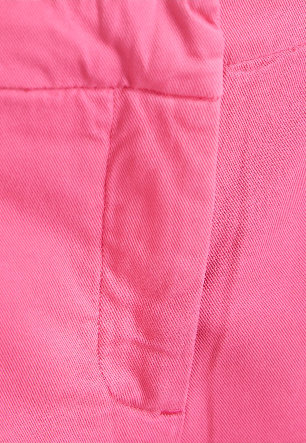 Loose fit cotton pants in Pink