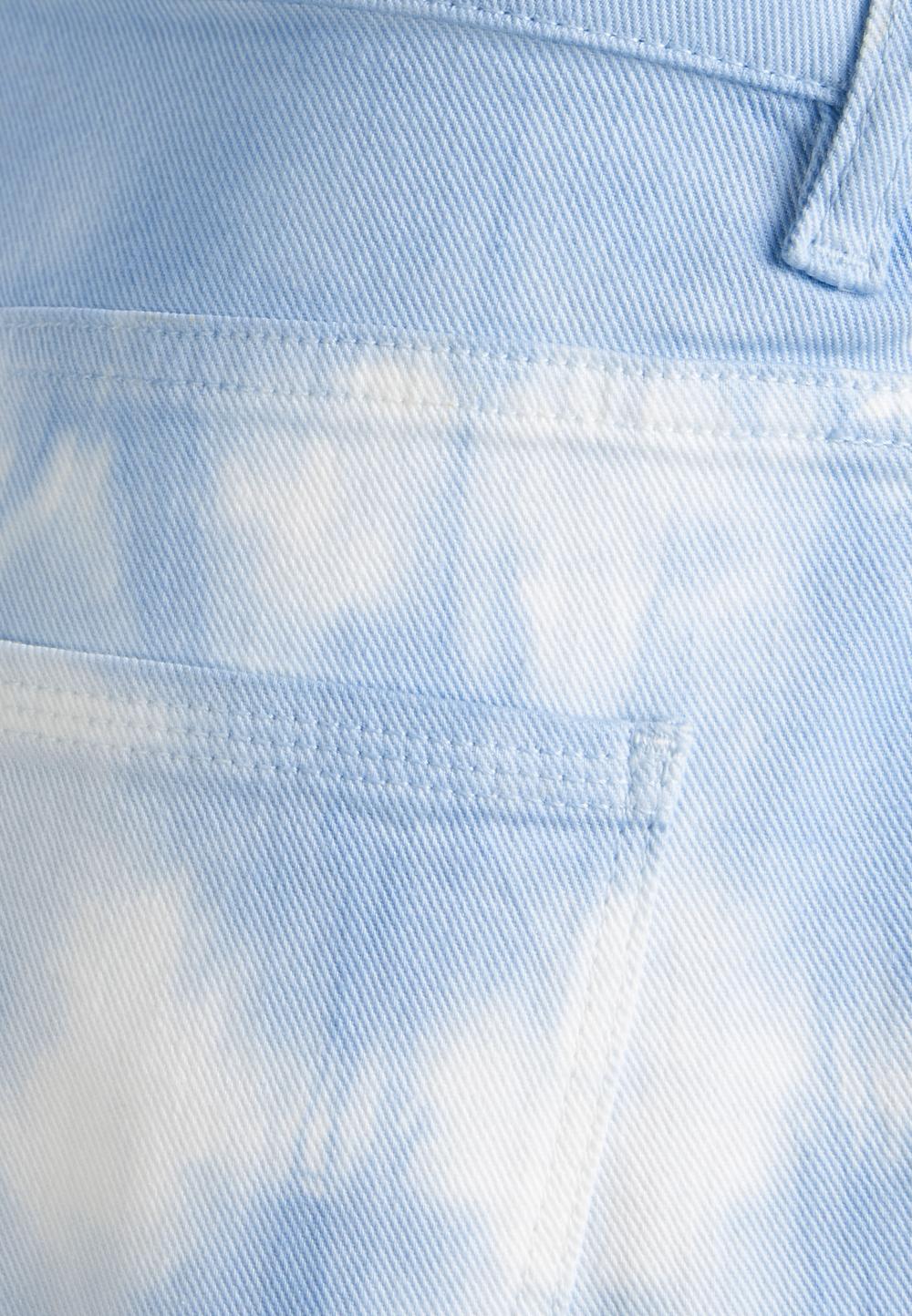 Mid waist 5 pocket pants in Blue - W
