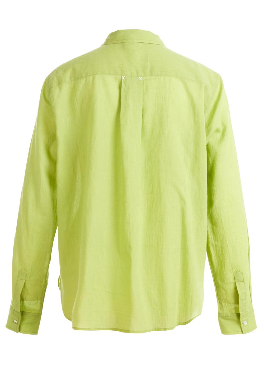 Basic Comfort Fit Shirt In Green - Vert