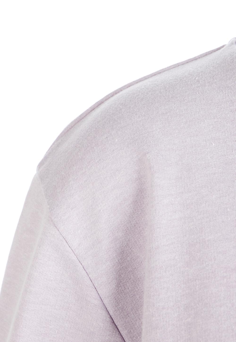 Round Neck Sweater In Purple - Paars