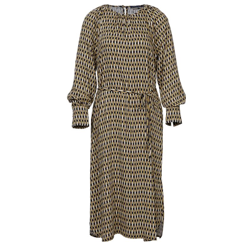 Loose Viscose Dress In Brown - Bruin