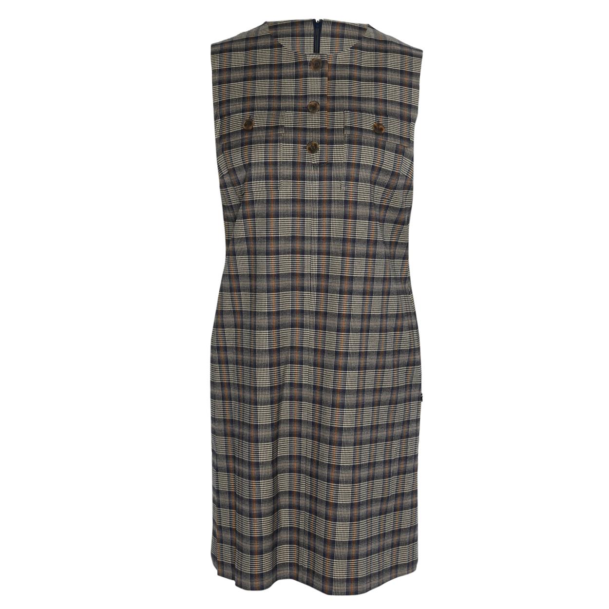 Short Sleeveless Dress In Multi - Multi