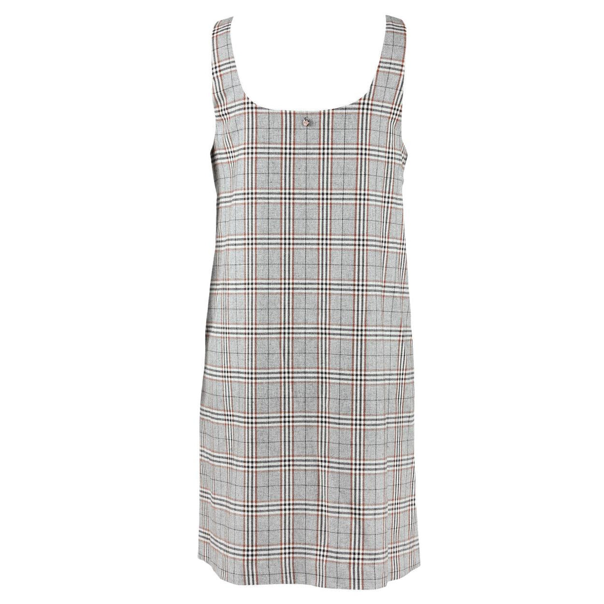 Sleeveless Slipover Dress In Grey - Multi