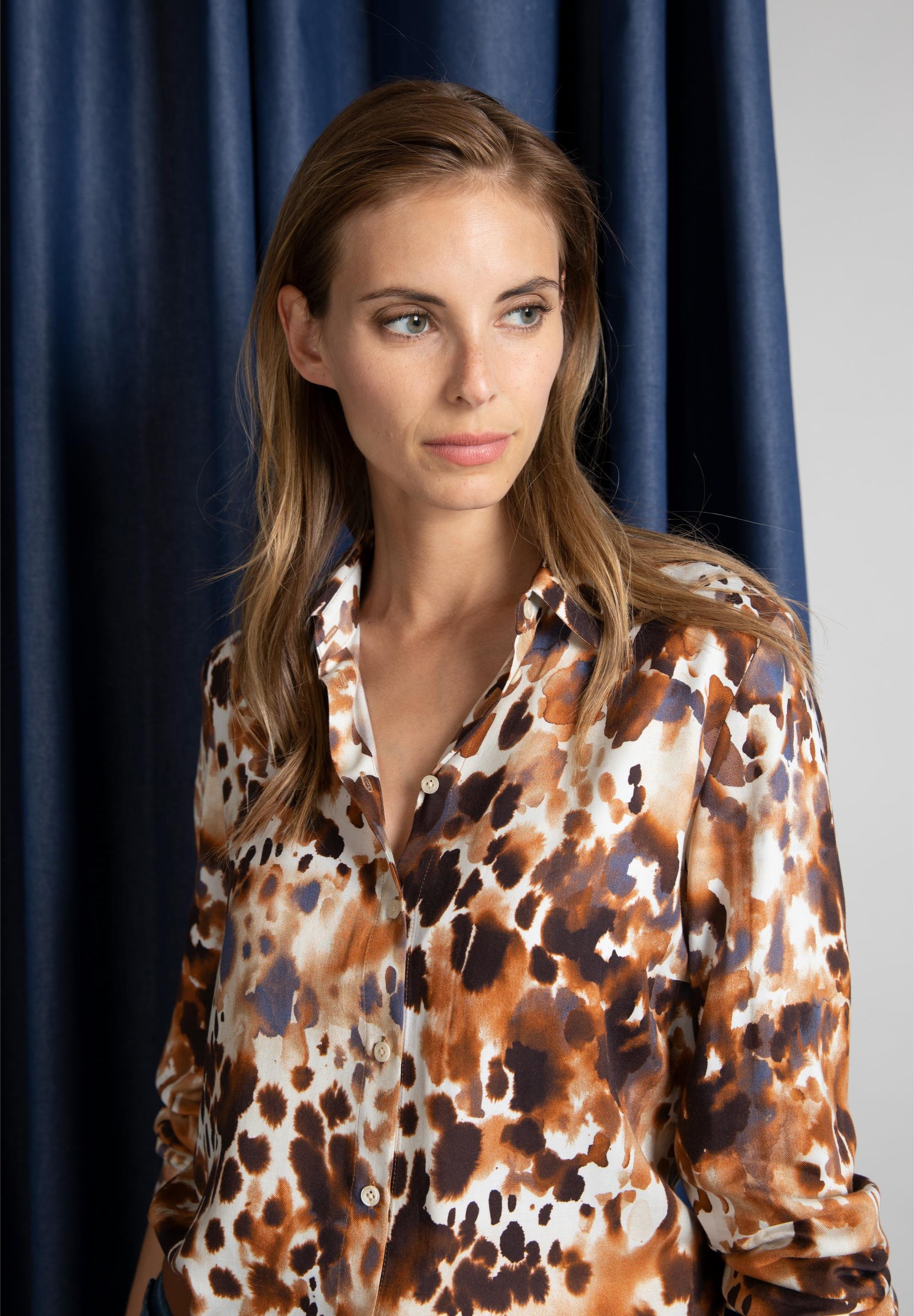 Relaxed Classic Shirt In Multi - Meervoudig
