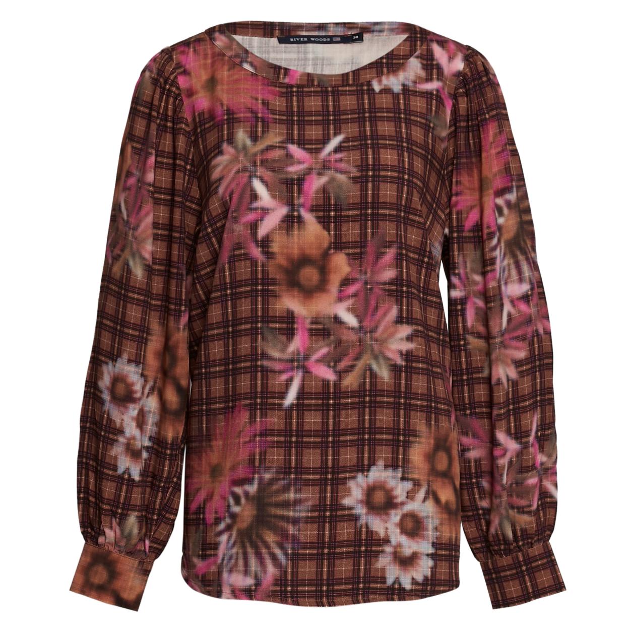 Oversized Slipover Shirt In Brown - Marron