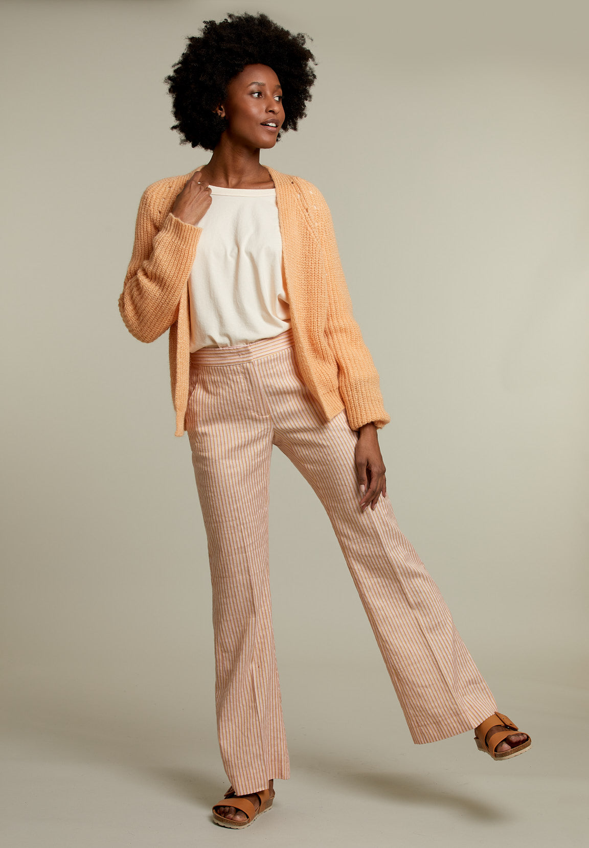 Orange Cotton T-Shirt - Orange - W