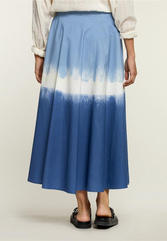 Dye Cotton Skirt - Beige