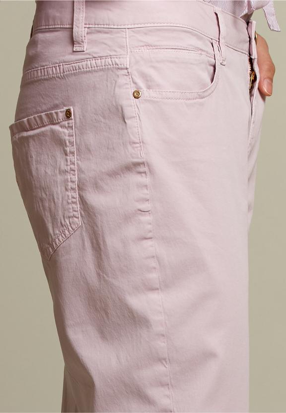 Purple Cropped Bootcut Pants - Paars