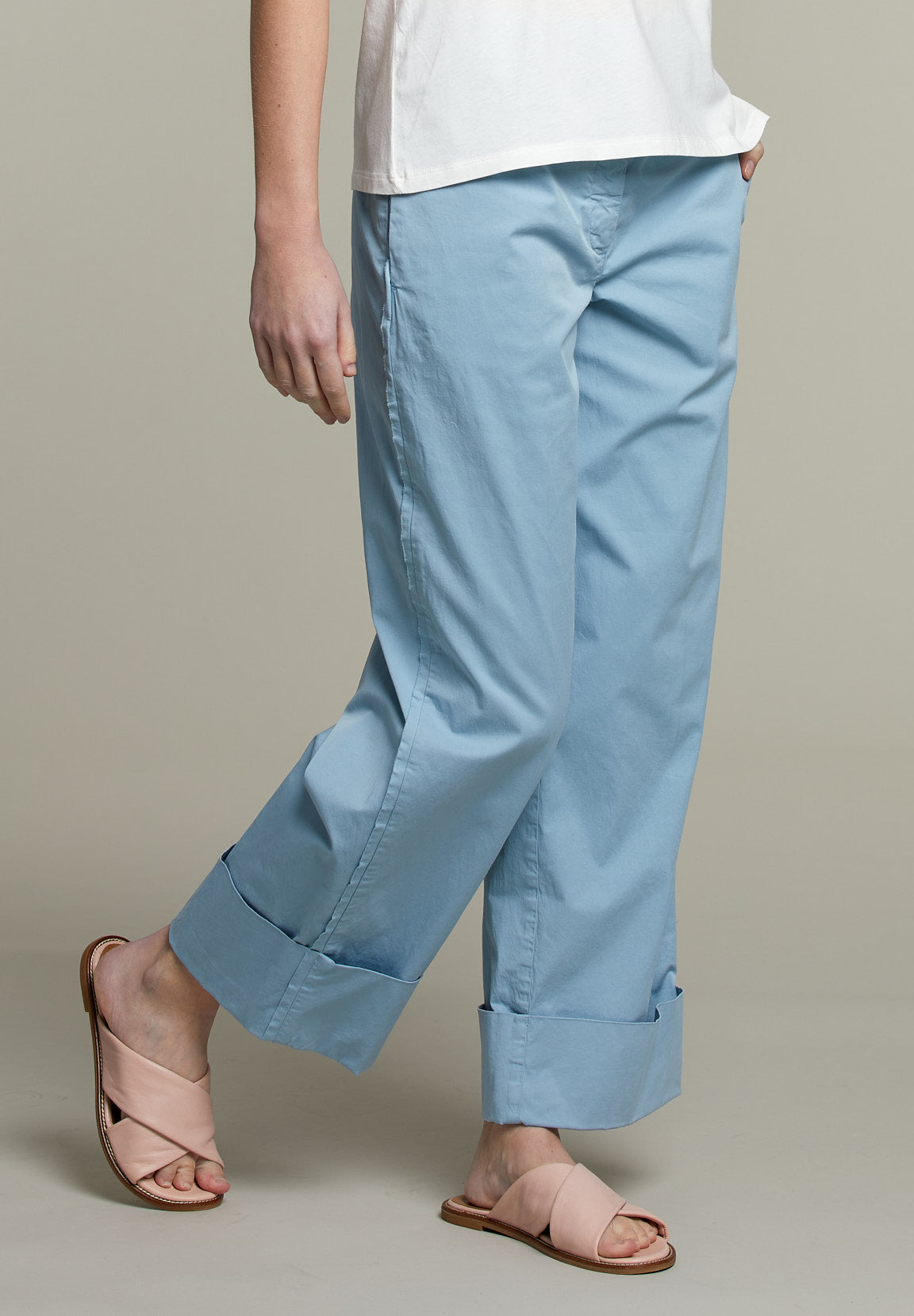 Straight Pants Blue - Green