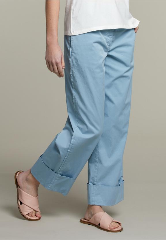 Straight Pants Blue - Groen