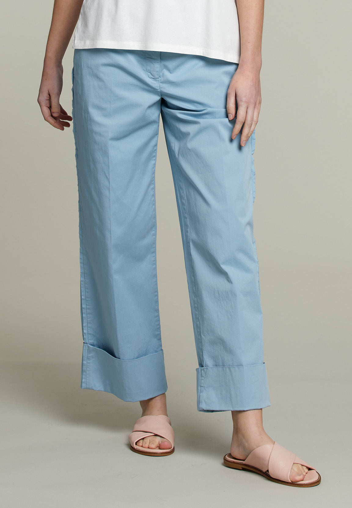 Straight Pants Blue - Green