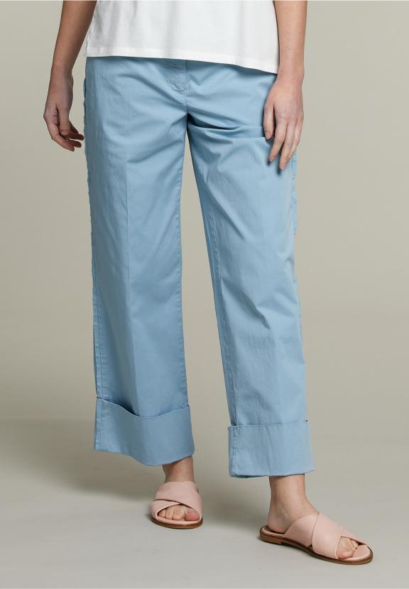 Straight Pants Blue - Groen