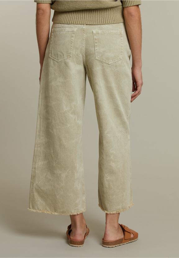 Khaki Boxy Jeans - Groen
