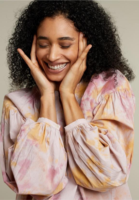 Purple Loose Long Sleeves Shirt - Paars