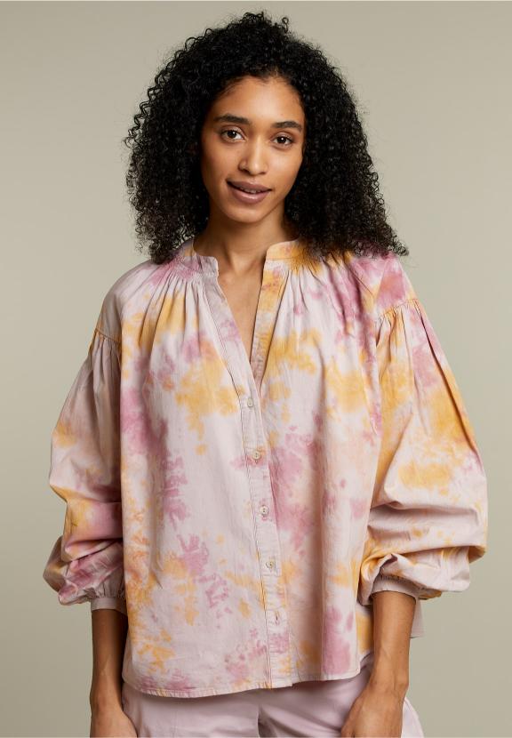 Purple Loose Long Sleeves Shirt - Paars