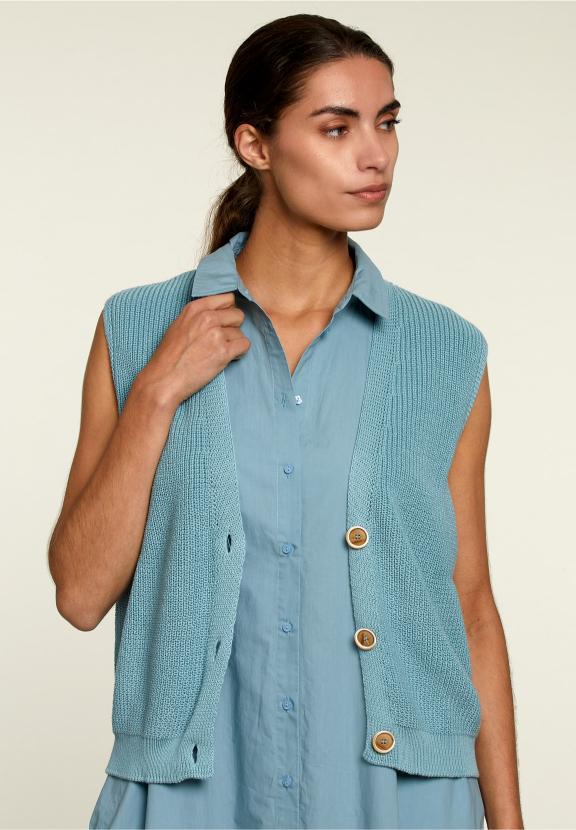 Green V-Neck Spencer - Groen