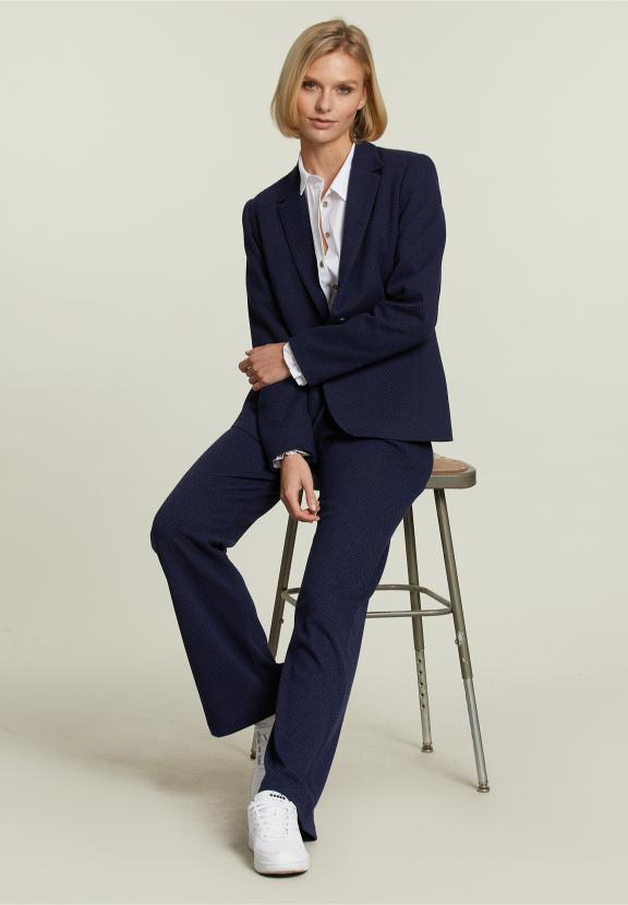 Blauwe Klassieke Blazer - W