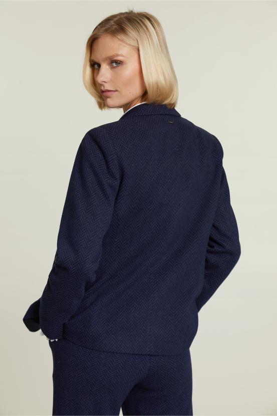 Blauwe Klassieke Blazer - W