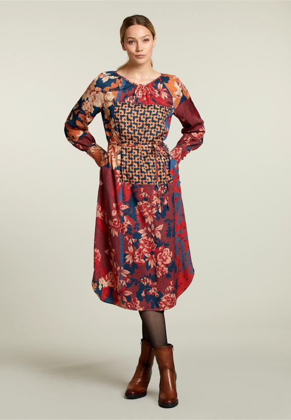 Multi Fantasy Dress - Rood