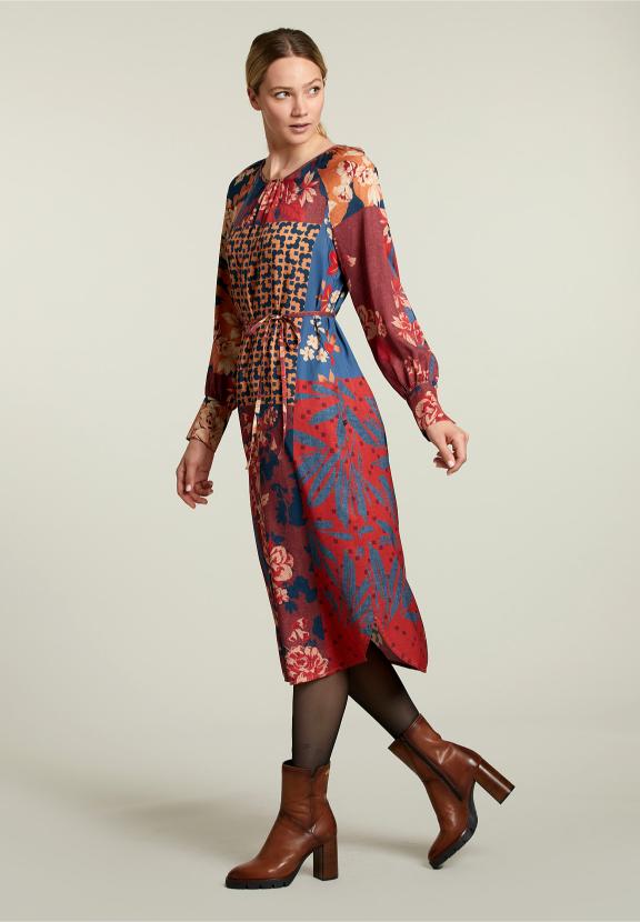 Multi Fantasy Dress - Rouge