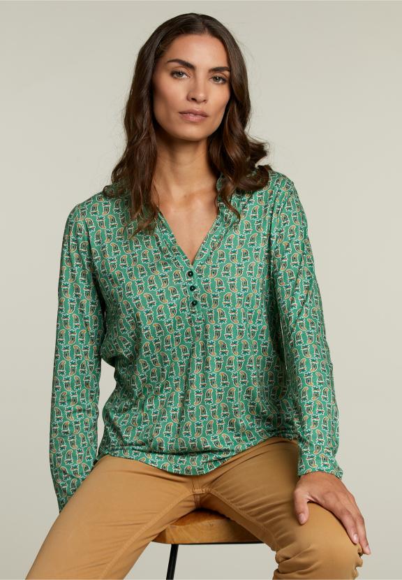 Green/Orange Fantasy T-Shirt - Groen