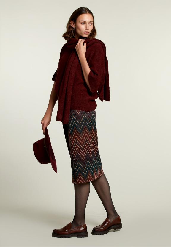 Multi Fantasy Midi Skirt - Meervoudig