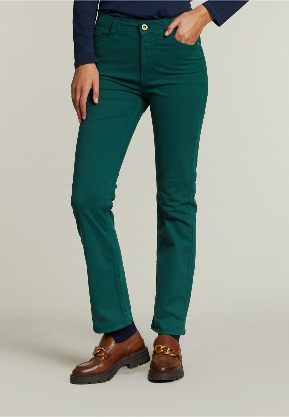Pantalon long kaki 5 poches - Vert - W