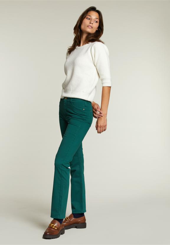 Khaki Long 5-Pocket Pants - Groen
