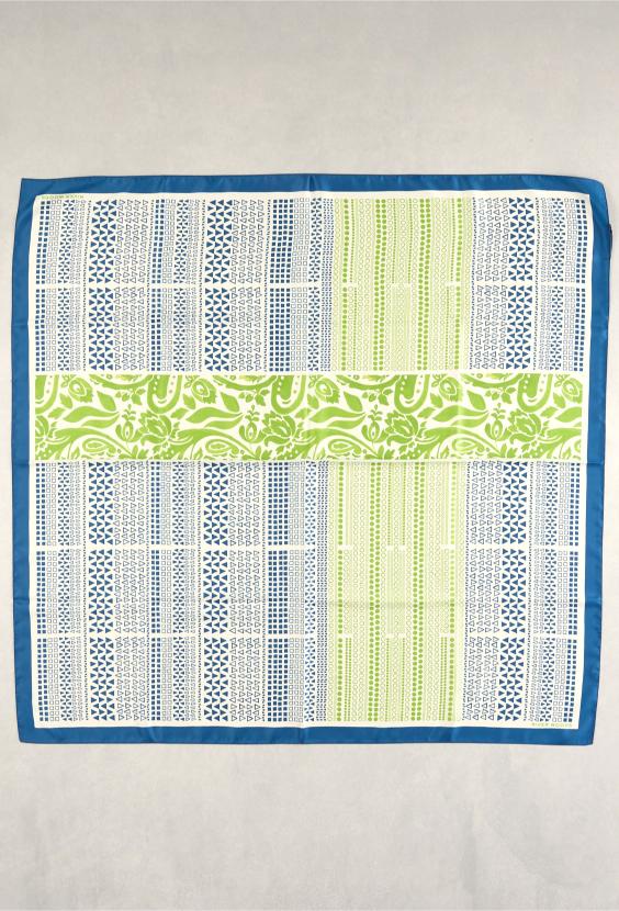 Blue/Green Fantasy Scarf - Groen