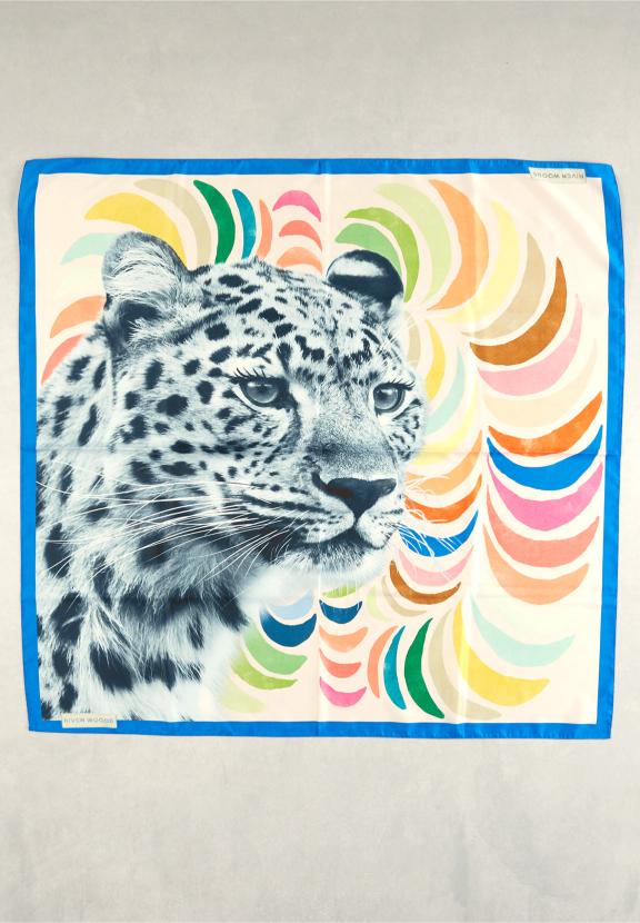 Multi Fantasy Scarf - Blauw