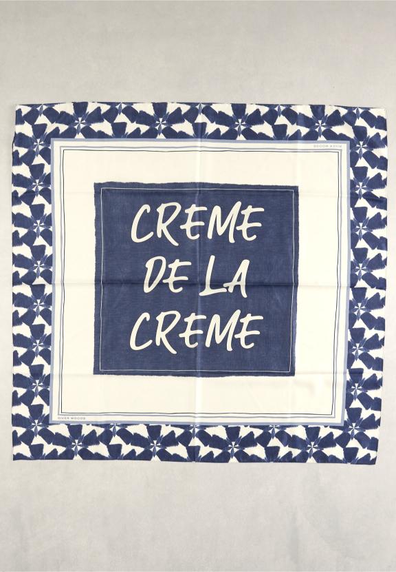 Blue/White Fantasy Scarf - Bleu