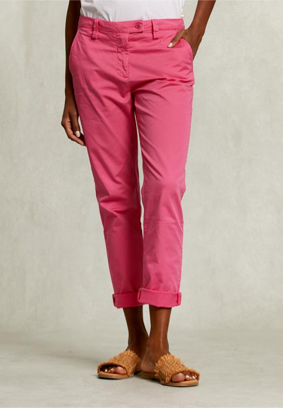 Fushia Basic Pants - Roze