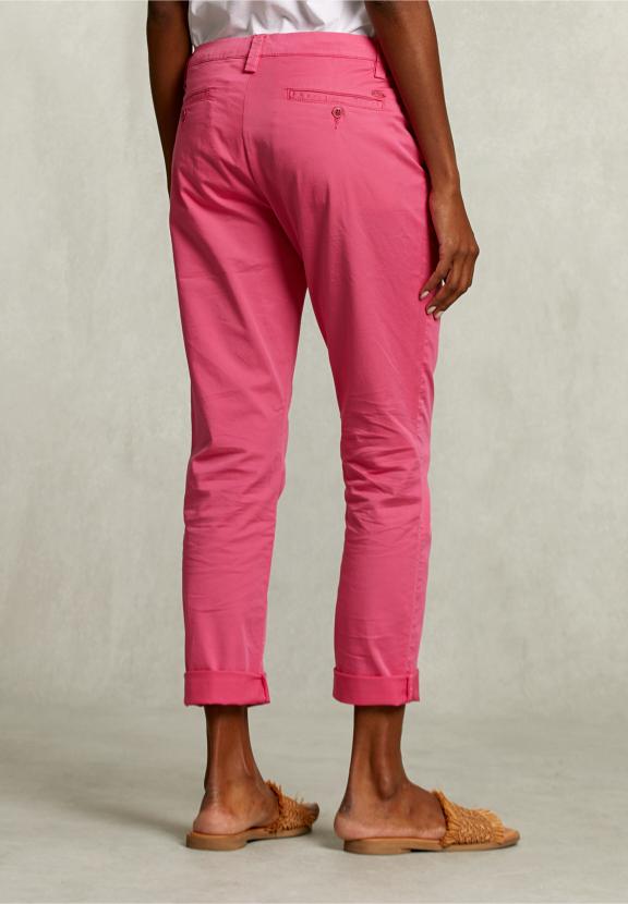 Fushia Basic Pants - Roze