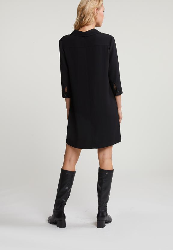 Black Dress 3/4 Sleeves - Noir