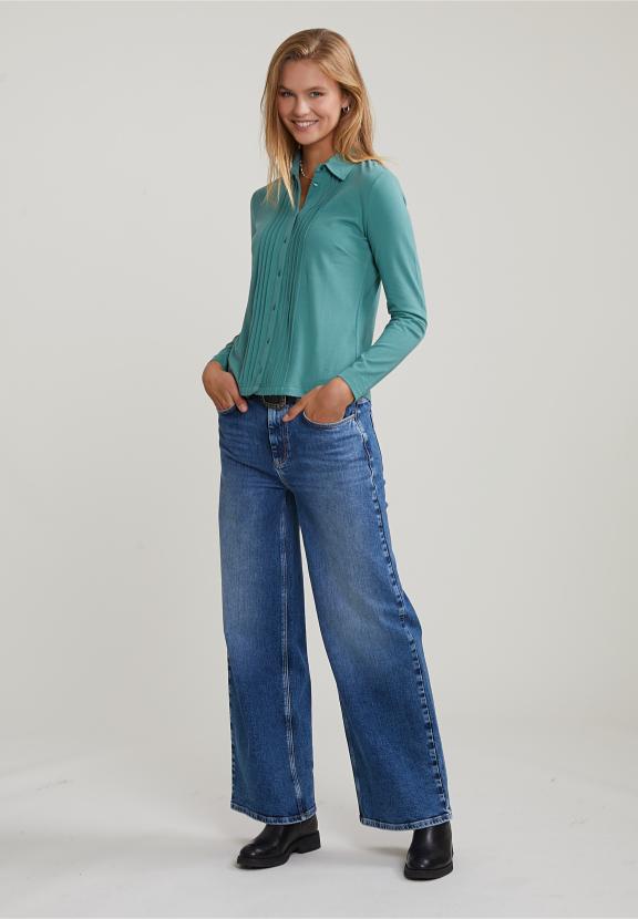 Lake Green Classic T-Shirt Long Sleeves - Groen