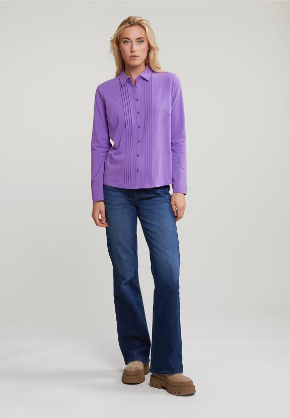 Purple Classic T-Shirt Long Sleeves - Paars