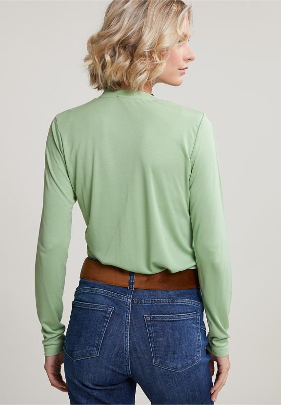 Emerald Green Classic T-Shirt Long Sleeves - Groen