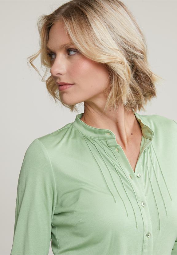 Emerald Green Classic T-Shirt Long Sleeves - Groen