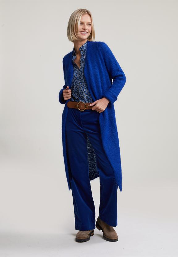 Blue Fantasy V-Neck T-Shirt - Blauw