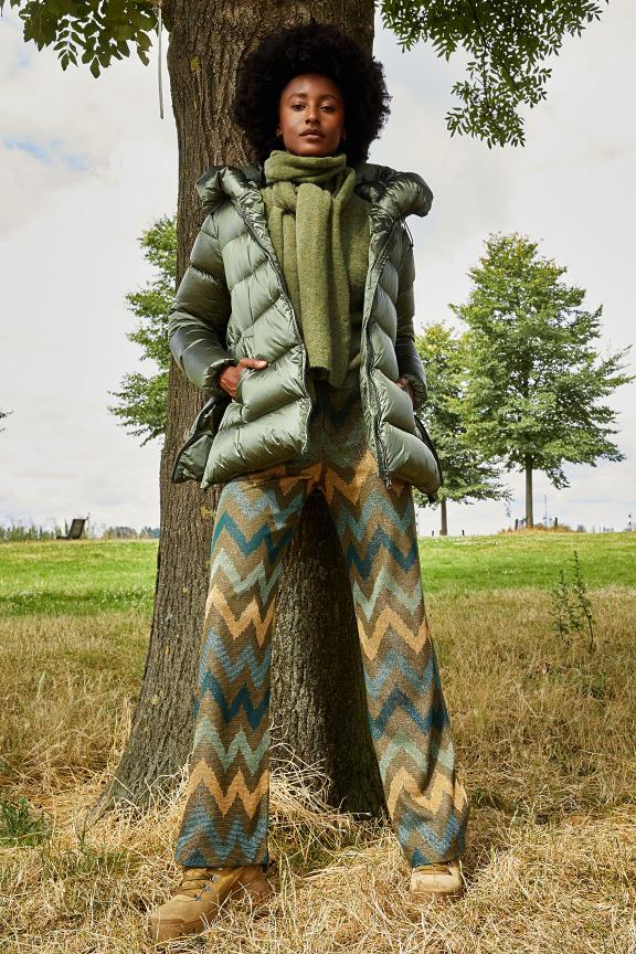 Khaki/Brown Knitted Fantasy Pants - Vert