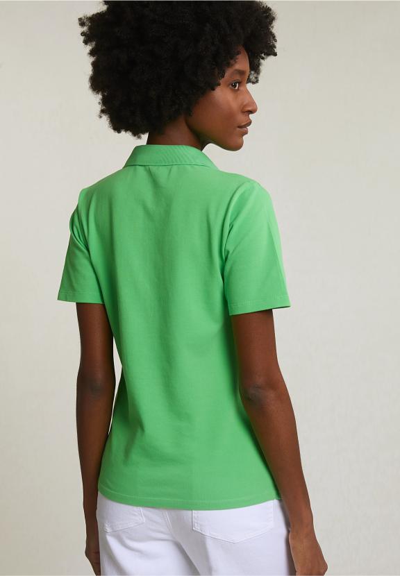 Green Basic Classic Polo Short Sleeves - Groen