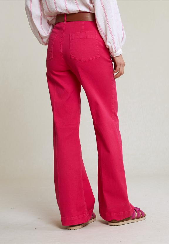 Fuchsia Classic Stretch Pants - Roze