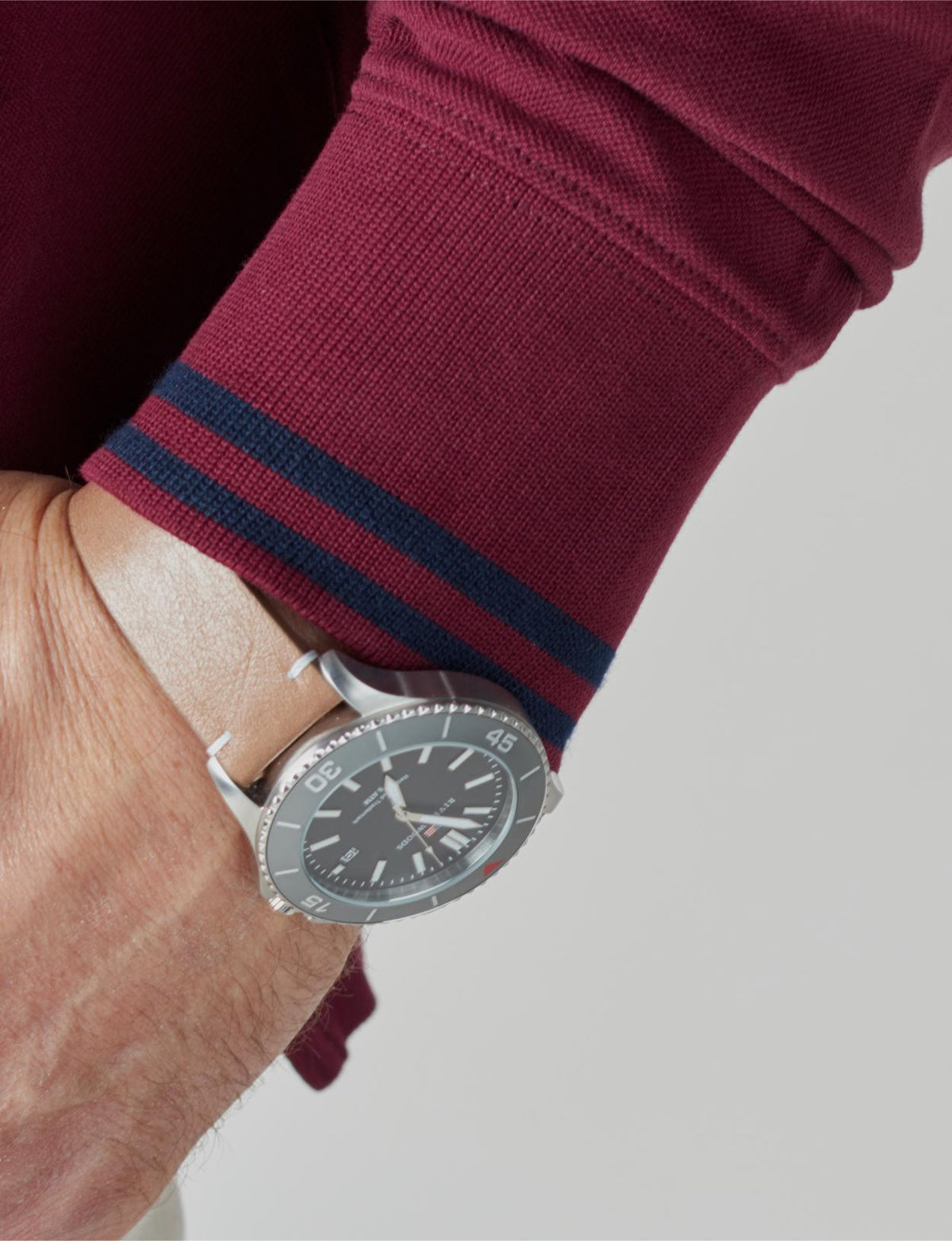 Custom Fit Cotton Polo In Red - Rouge