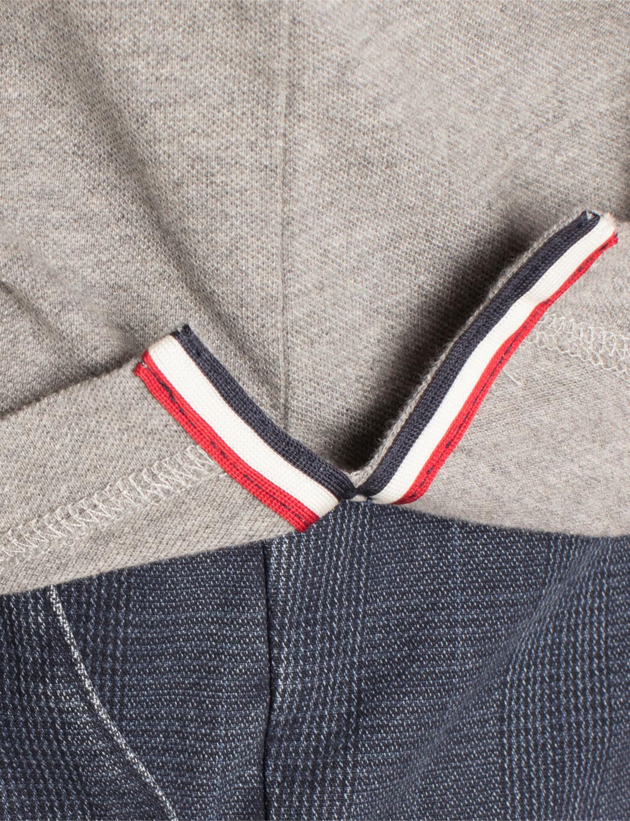 Custom Fit Cotton Polo In Grey - Grijs