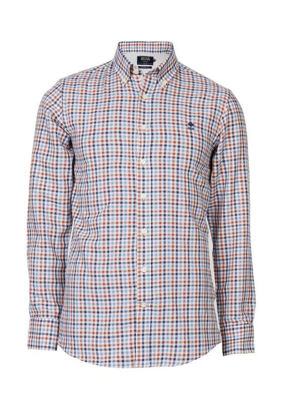 Custom Fit Wallstreet Shirt - Rood