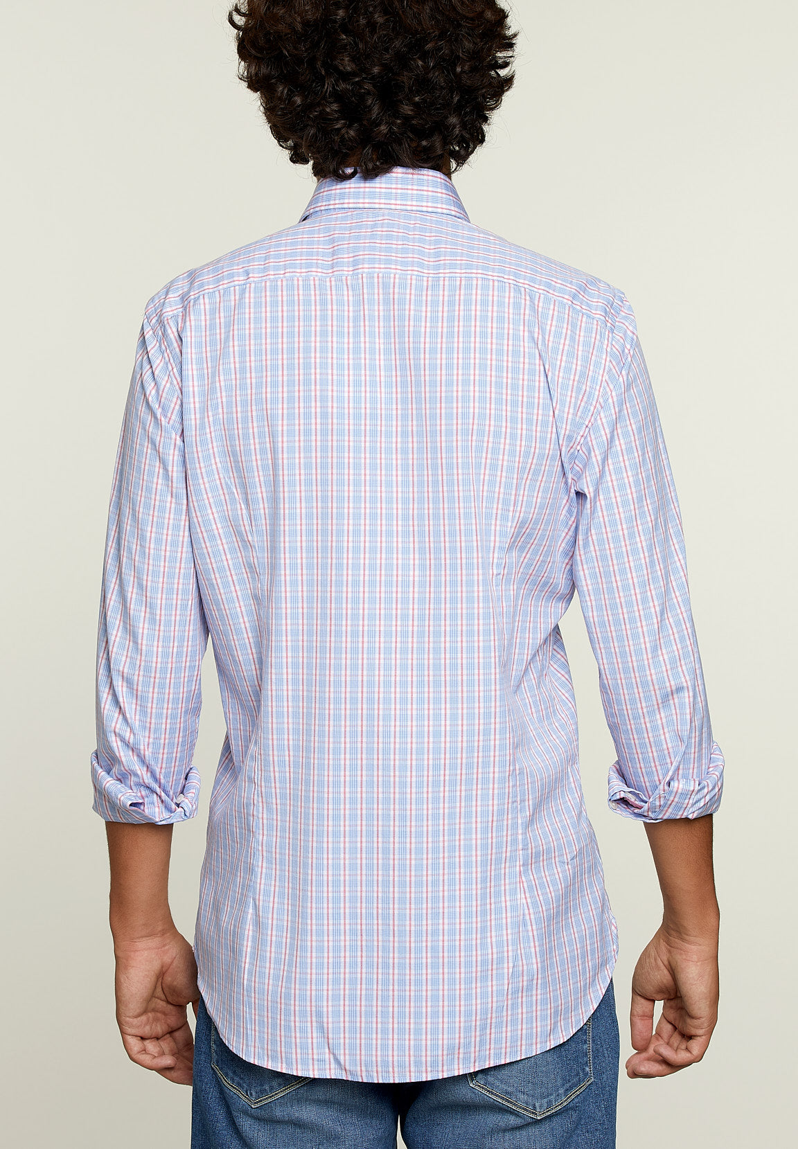 Slim Fit Checked Shirt Multi - Multi - W