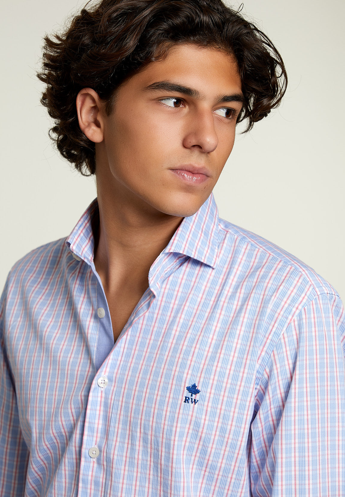 Slim Fit Checked Shirt Multi - Multi - W