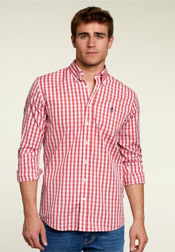 Custom Fit Checked Shirt Multi - Mix